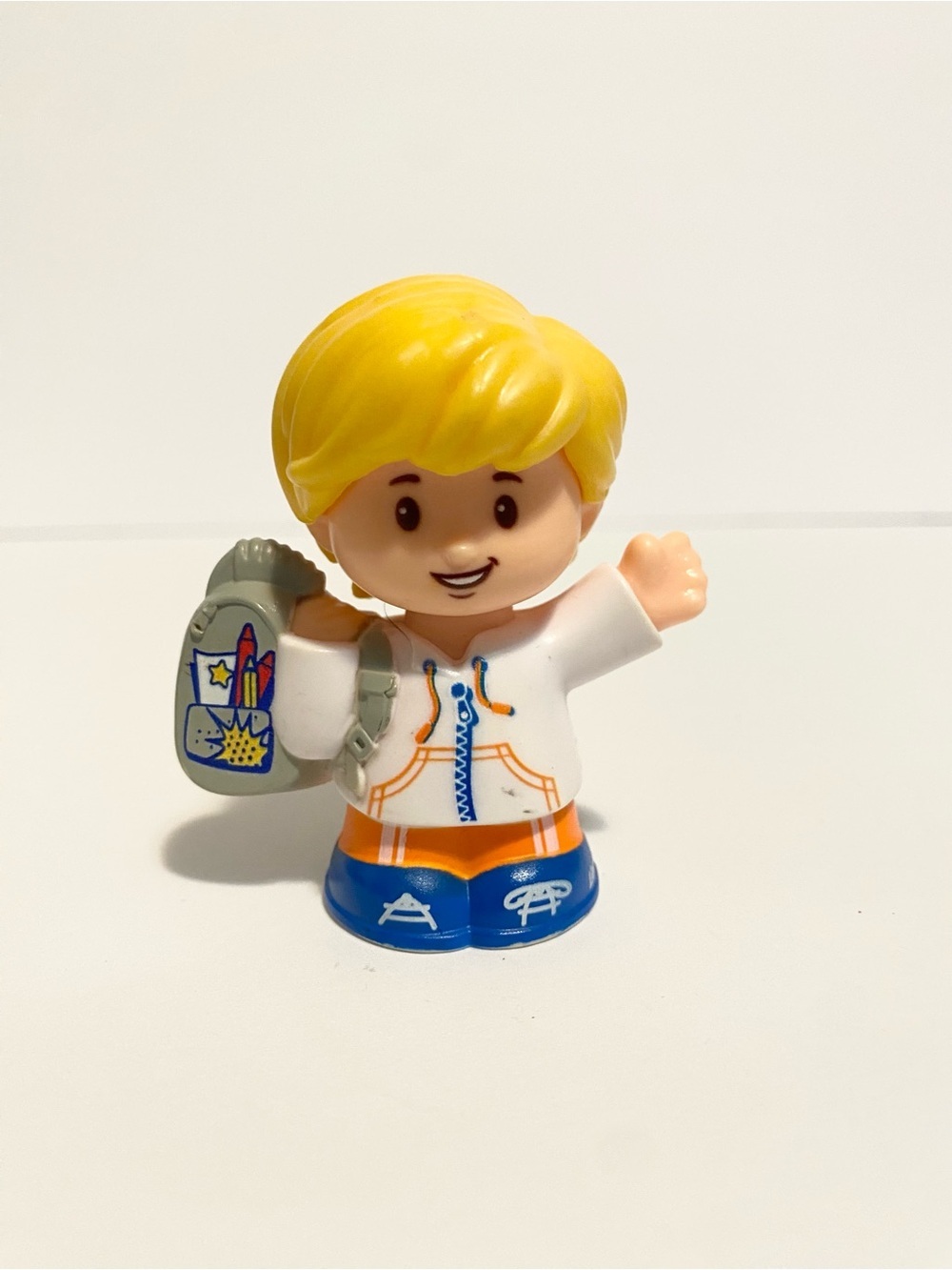 Little People School Boy White Dollhouse Figure Fisher Price Toy Doll 4/$20 🛑